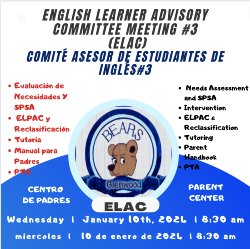 ELAC MEETING #3